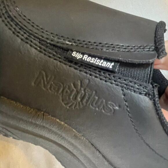 Nautilus Safety Footwear Ergonomics N110 Work Shoes Mens 8.5 M Black Hard Toe - Picture 7 of 11